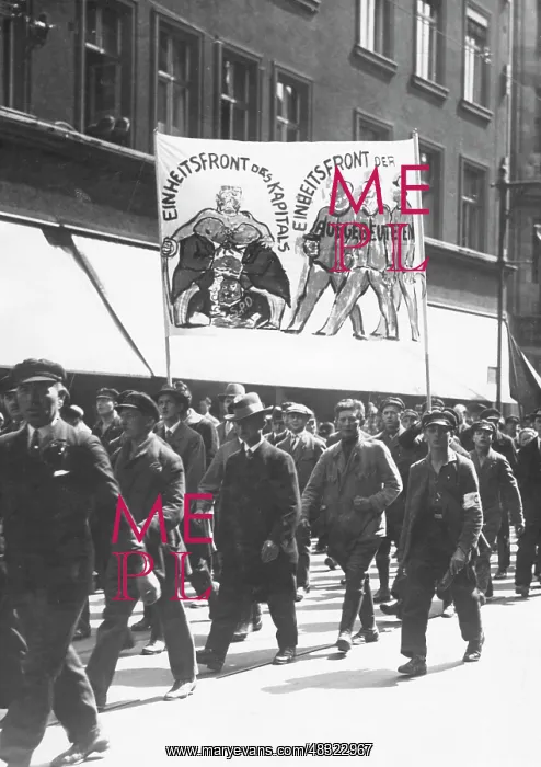 : Unemployment demonstration of the KPD, 1930 : Unemployment demonstration of the KPD, 1930