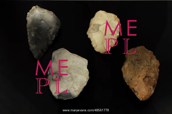 : Unfinished hand axes. Neolithic : Unfinished hand axes. Neolithic