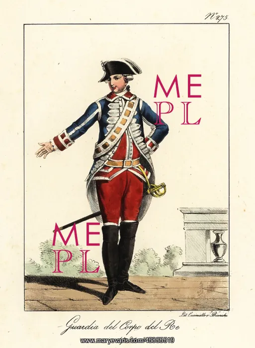 : Uniform of the Life Guards, the King of France's : Uniform of the Life Guards, the King of France's