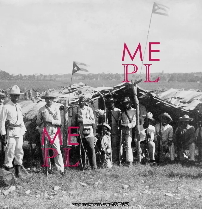 : Uniformed Cuban soldiers in the field with their : Uniformed Cuban soldiers in the field with their