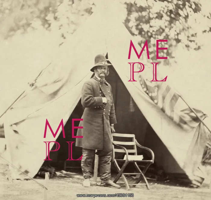 : Union General Ambrose E. Burnside photographed : Union General Ambrose E. Burnside photographed