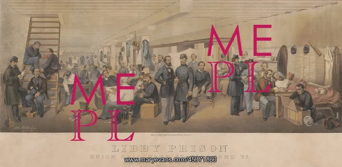 : Union officers imprisoned on one of the two : Union officers imprisoned on one of the two