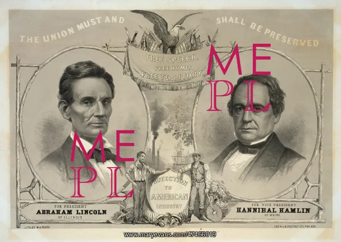 : The Union must and shall be preserved. For President Abraham : The Union must and shall be preserved. For President Abraham