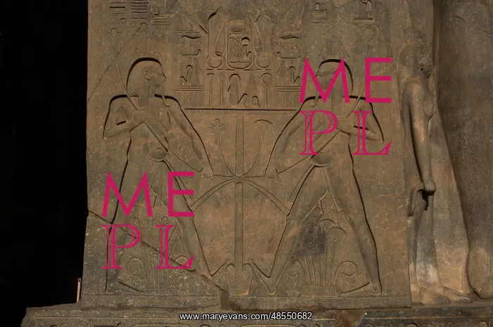 : Union between Upper Egypt and Lower Egypt (Papyrus) : Union between Upper Egypt and Lower Egypt (Papyrus)