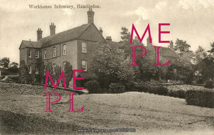 : Union Workhouse Infirmary, Hambledon, Surrey : Union Workhouse Infirmary, Hambledon, Surrey