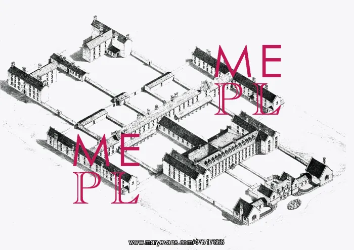 : Union Workhouse, Limerick, Ireland, perspective view : Union Workhouse, Limerick, Ireland, perspective view