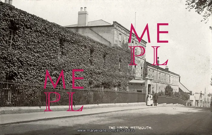 : Union Workhouse and Staff, Weymouth, Dorset : Union Workhouse and Staff, Weymouth, Dorset