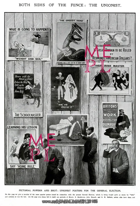 : Unionist posters for the General Election, & their artists : Unionist posters for the General Election, & their artists