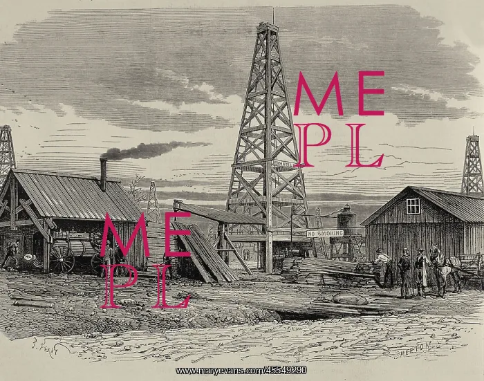 : United States (19th c.). Oil exploitation in : United States (19th c.). Oil exploitation in
