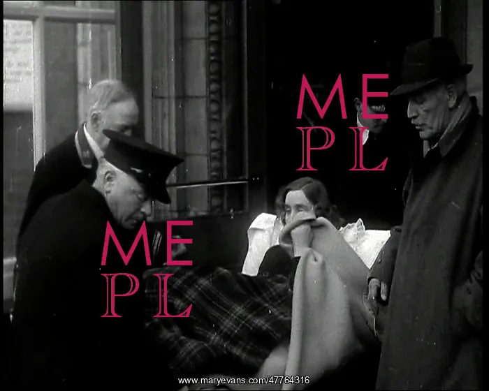 : Unity Mitford Lying on a Stretcher and Being : Unity Mitford Lying on a Stretcher and Being