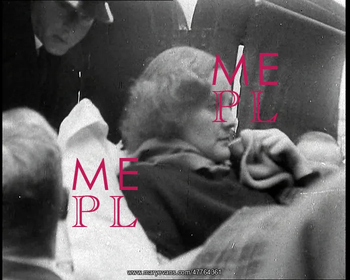 : Unity Mitford Lying on a Stretcher and Being : Unity Mitford Lying on a Stretcher and Being