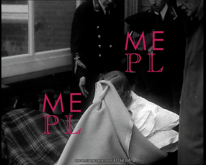 : Unity Mitford Lying on a Stretcher and Covering : Unity Mitford Lying on a Stretcher and Covering