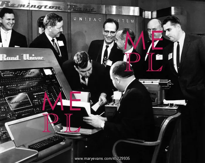 : Univac computer, 1960. ? : Univac computer, 1960. ?