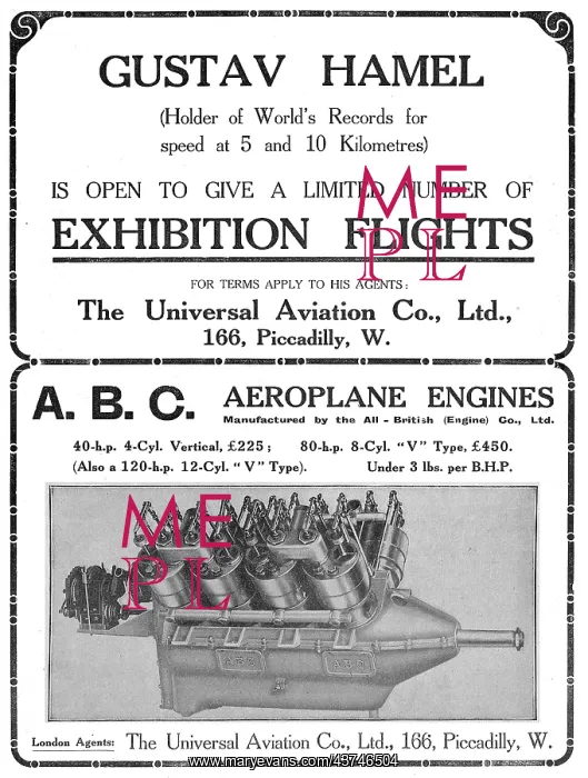 : Universal Aviation Co. Exhibition Flights : Universal Aviation Co. Exhibition Flights