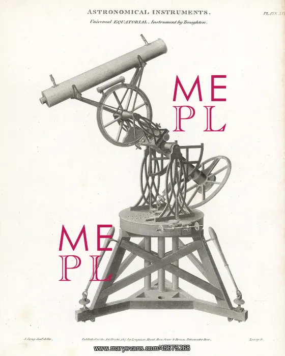 : Universal equatorial instrument by Edward Troughton : Universal equatorial instrument by Edward Troughton