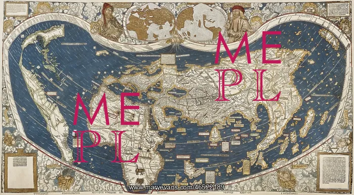 : Universal Map, belonging to the work Cosmographiae : Universal Map, belonging to the work Cosmographiae