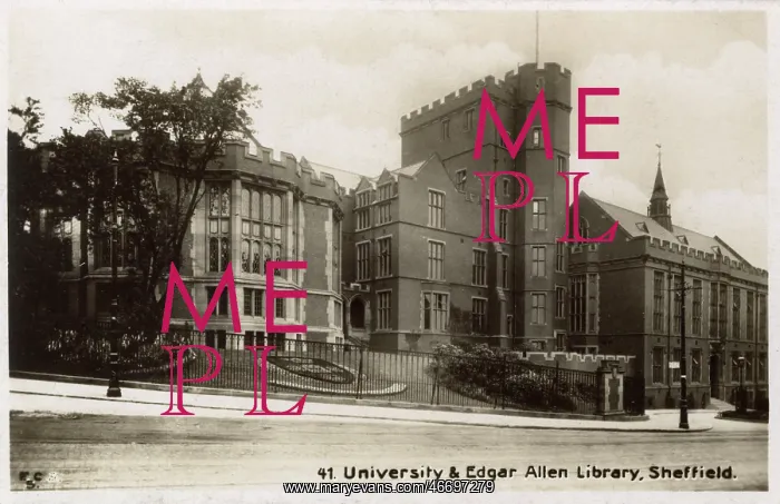  : University - Edgar Allen Library, Sheffield, South Yorkshire