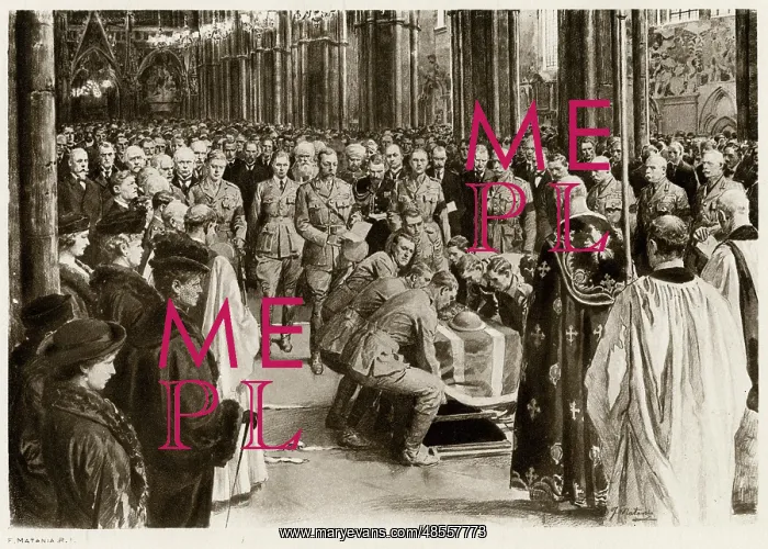 : The Unknown Warrior at Westminster Abbey 1920 : The Unknown Warrior at Westminster Abbey 1920