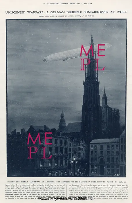 : Unlicensed warfare over Antwerp Cathedral 1914 : Unlicensed warfare over Antwerp Cathedral 1914
