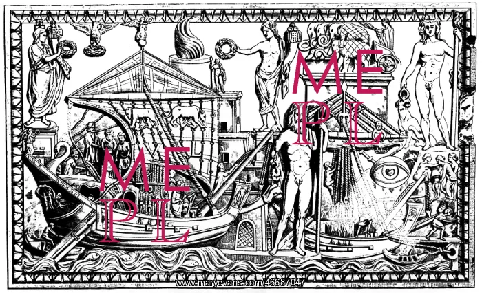 : Unloading of a merchant ship at the harbour of Ostia : Unloading of a merchant ship at the harbour of Ostia