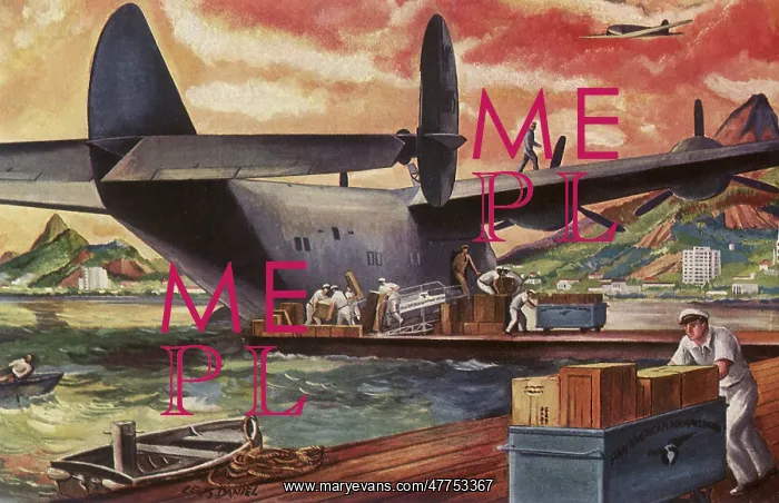 : Unloading Transport Plane at Harbor : Unloading Transport Plane at Harbor