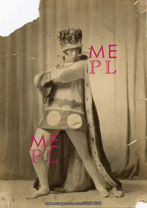  : Unnamed stage performer in historical costume