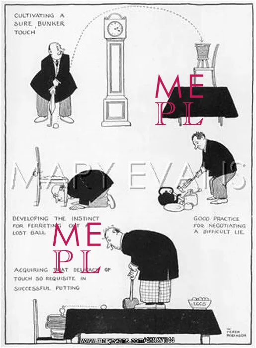 : Unnatural Hazards, by William Heath Robinson : Unnatural Hazards, by William Heath Robinson