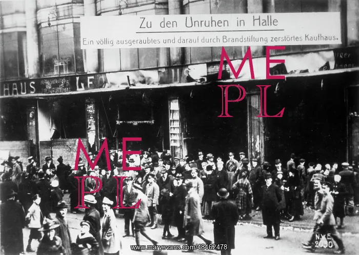 : UNREST IN HALLE / 1918 : UNREST IN HALLE / 1918