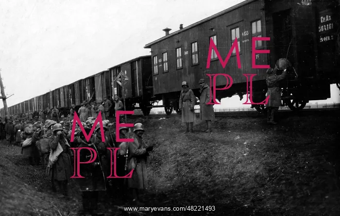 : Unscheduled stop due to sabotage, 1918 : Unscheduled stop due to sabotage, 1918