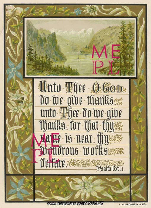: Unto Thee O God Text : Unto Thee O God Text