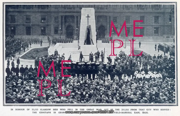 : Unveiling of Glasgow 1924 : Unveiling of Glasgow 1924