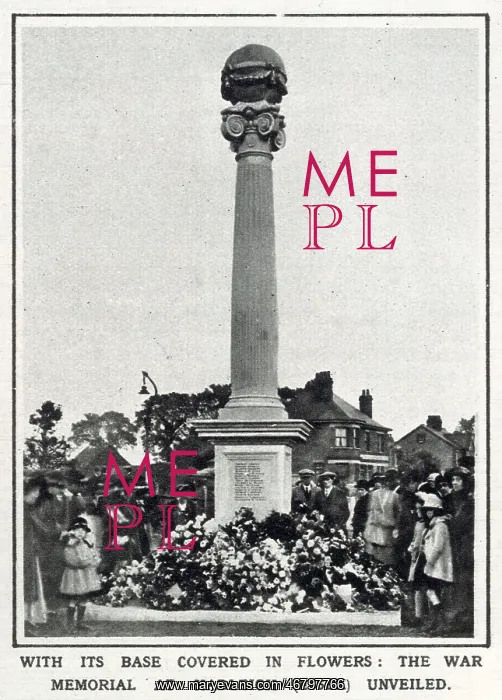 : Unveiling of Hadleigh War Memorial 1922 : Unveiling of Hadleigh War Memorial 1922