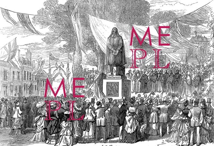 : Unveiling the John Bunyan Statue at Bedford 1874 : Unveiling the John Bunyan Statue at Bedford 1874