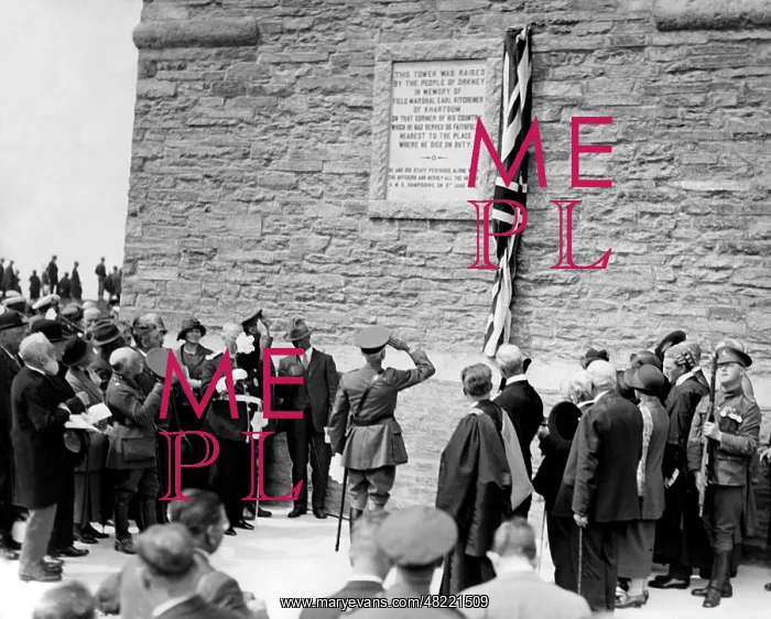 : Unveiling of the Kitchener Memorial 1926 : Unveiling of the Kitchener Memorial 1926