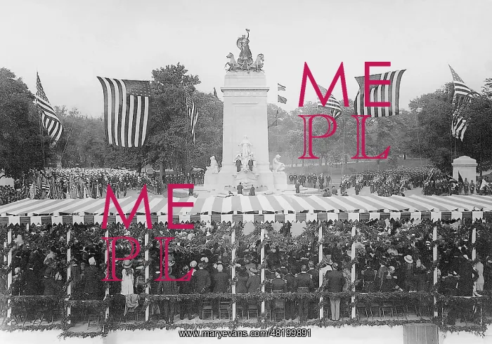 : Unveiling of the monument to the dead of the Maine, 1913 : Unveiling of the monument to the dead of the Maine, 1913
