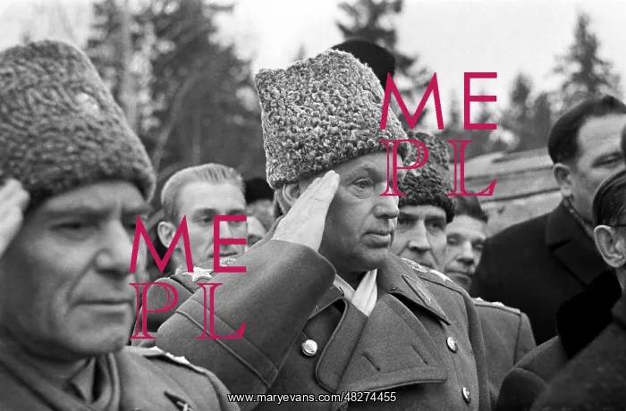 : Unveiling monumento to defenders of Moscow, 1966 : Unveiling monumento to defenders of Moscow, 1966