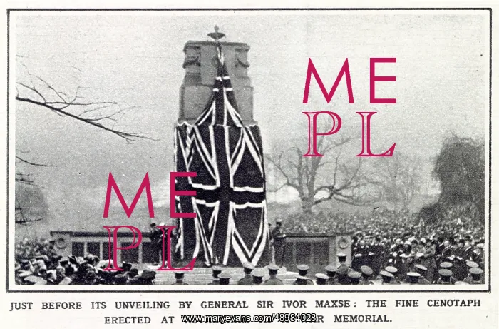 : Unveiling of Rotherham War Memorial 1922 : Unveiling of Rotherham War Memorial 1922