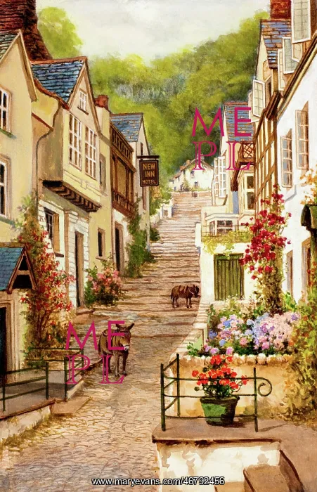 : Up-Along, Clovelly, Devon : Up-Along, Clovelly, Devon