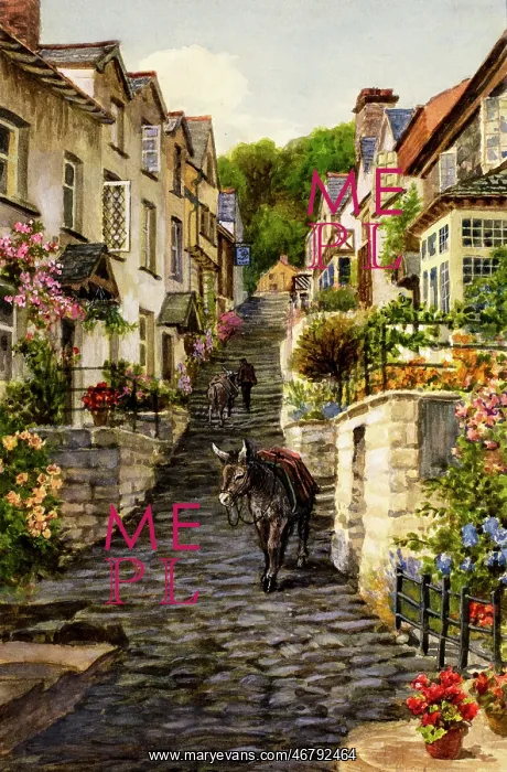 : Up-Along, Clovelly, Devon : Up-Along, Clovelly, Devon