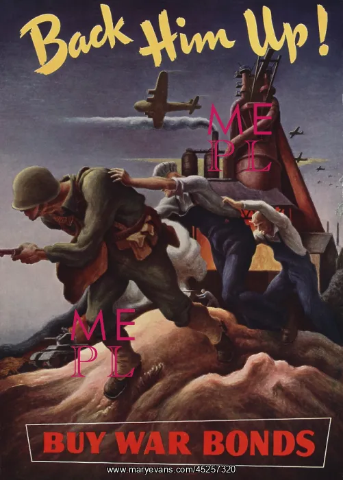 : Back him up!--Buy war bonds. Thomas Hart Benton : Back him up!--Buy war bonds. Thomas Hart Benton