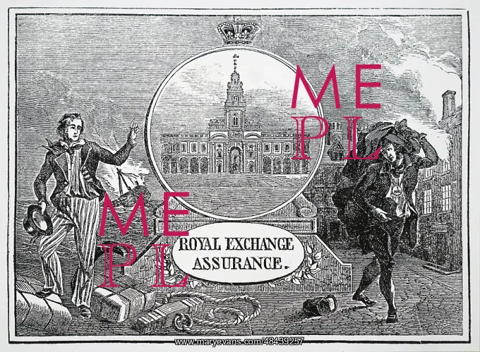  : Updated advertising slip for Royal Exchange Assurance