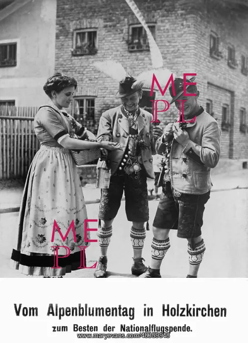 : Upper Bavarian costumes, 1912 : Upper Bavarian costumes, 1912