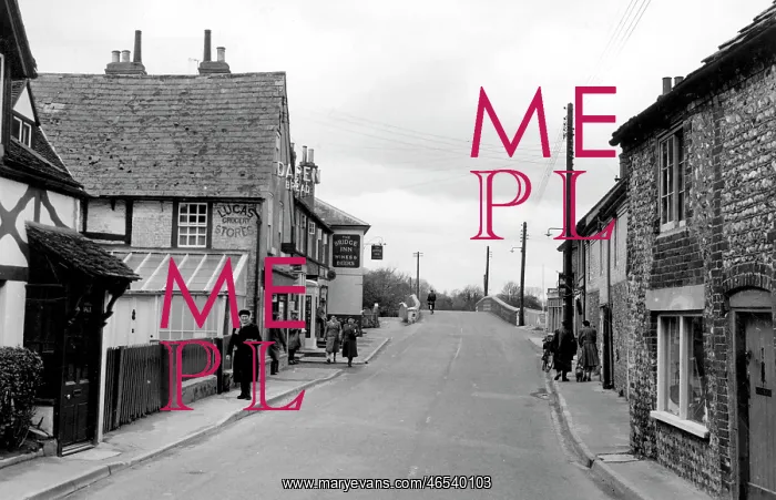  : Upper Beeding, by the Bridge c1955