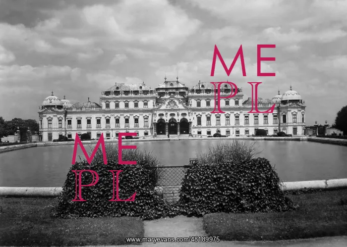 : Upper Belvedere in Vienna, 1936 : Upper Belvedere in Vienna, 1936