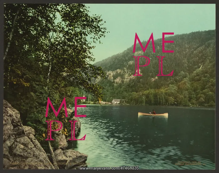 : Upper Cascade Lake, Adirondack Mountains : Upper Cascade Lake, Adirondack Mountains