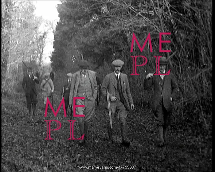 : Upper Class British Men Walking Towards A Grouse Shoot : Upper Class British Men Walking Towards A Grouse Shoot