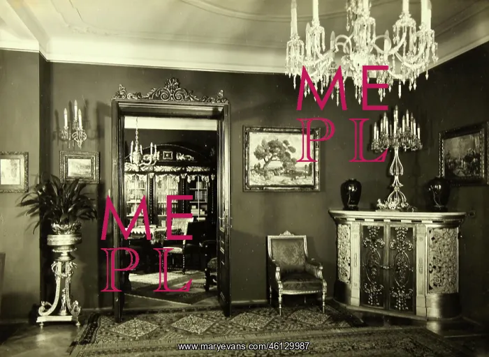 : Upper-class interior of an apartment in Vienna : Upper-class interior of an apartment in Vienna