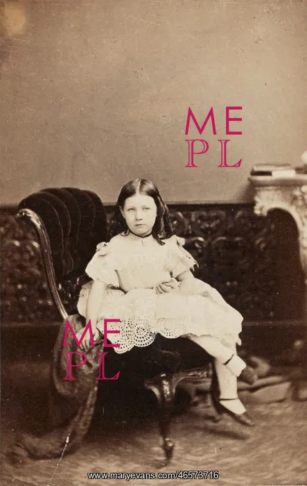 : Upper class Victorian girl : Upper class Victorian girl