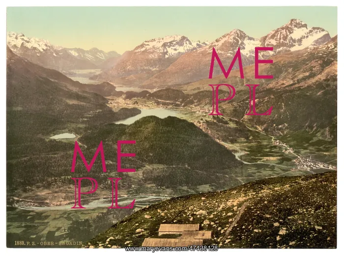 : Upper Engadine, general view, Grisons, Switzerland : Upper Engadine, general view, Grisons, Switzerland