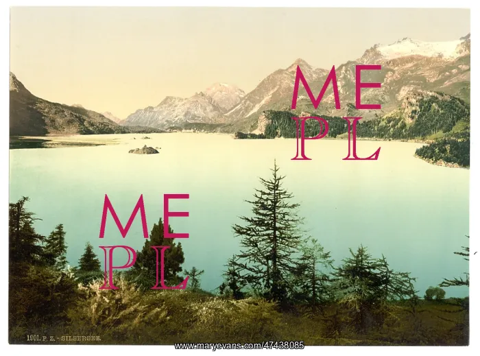 : Upper Engadine, Lake Sils, Grisons, Switzerland : Upper Engadine, Lake Sils, Grisons, Switzerland